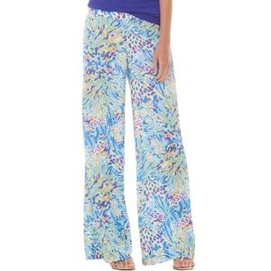 Lilly Pulitzer Middleton Palazzo flowy Pants
